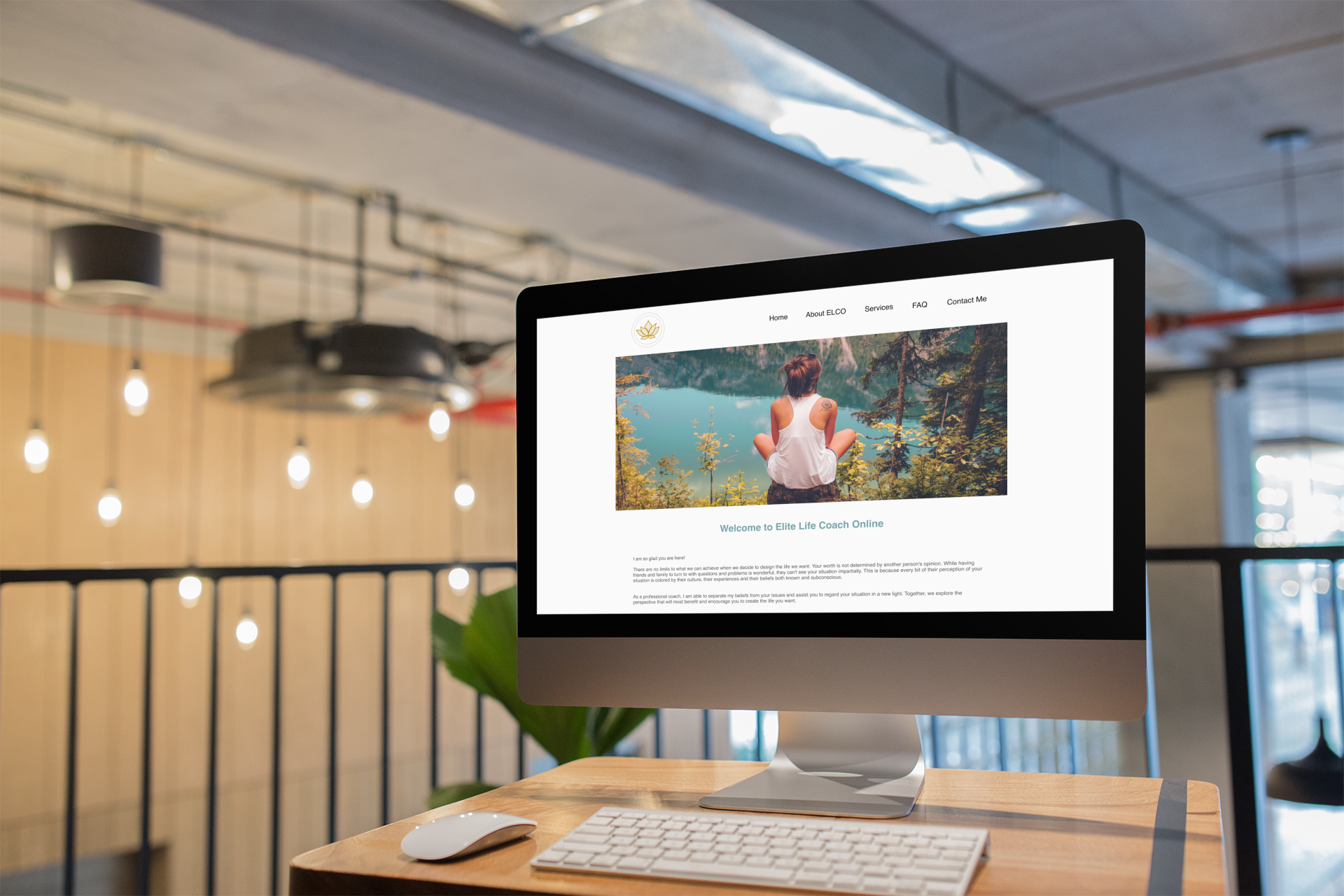 woman at laptop looking at website